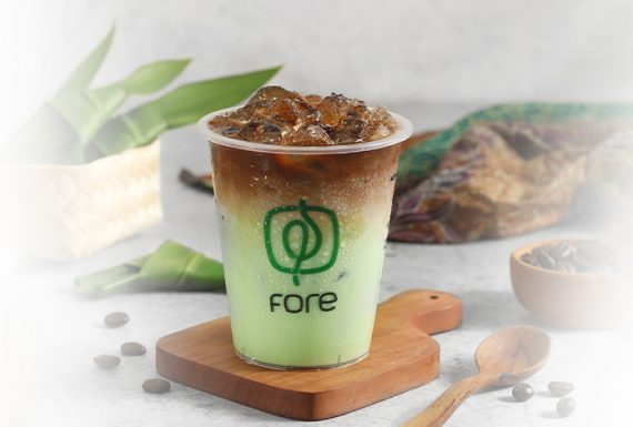 Pandan Latte dari Fore COffee